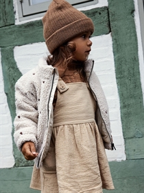 LIL ATELIER Mariehøne Teddy Jakke Nalo Fog
